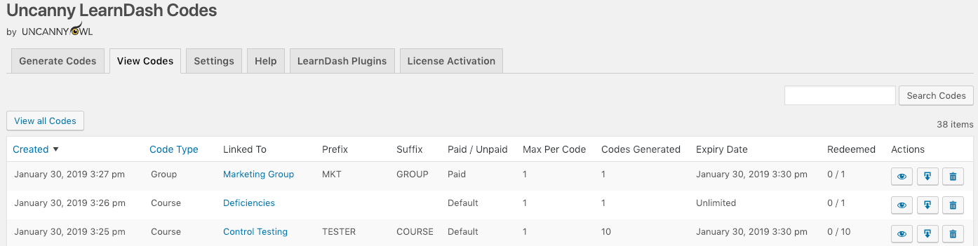Uncanny LeanDash Codes 3