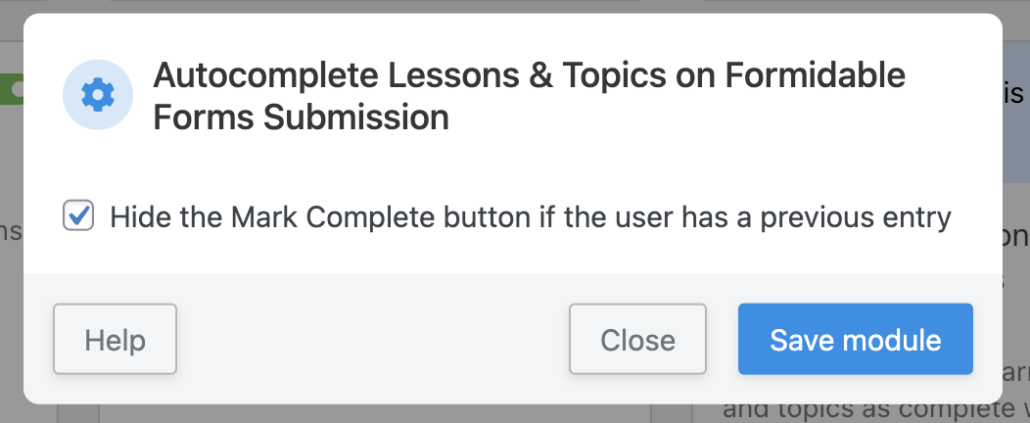 Autocomplete LearnDash lessons topics with Formidable Forms