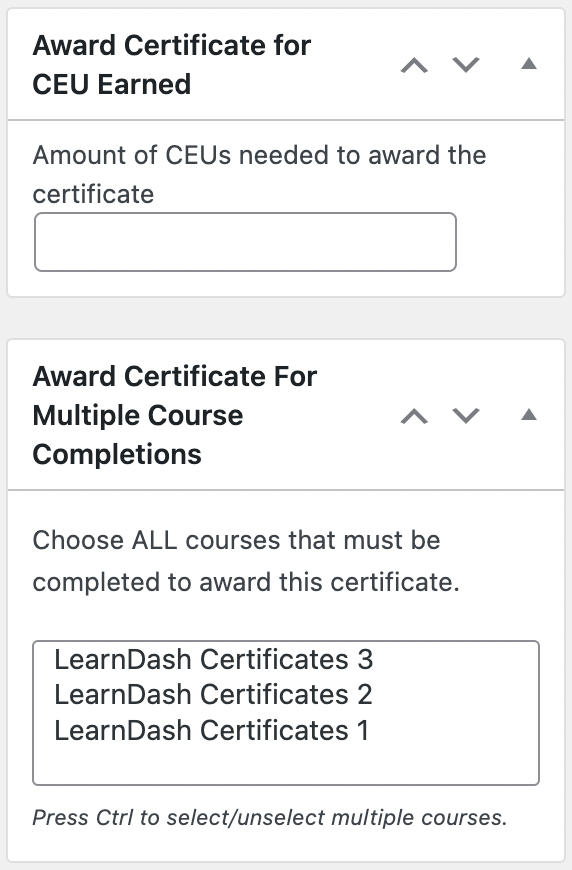 Uncanny CEUs Certificate for Multiple Course Completion