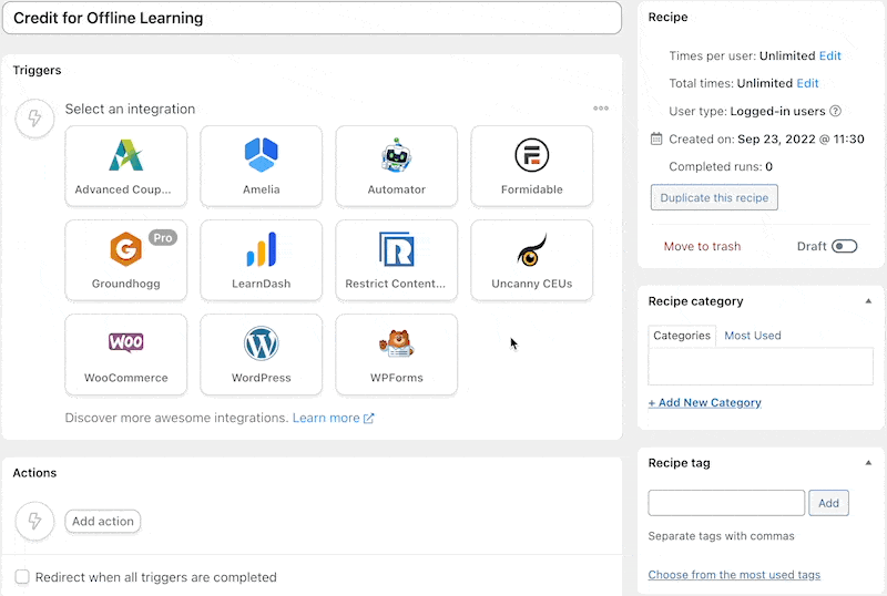 Automator LearnDash Certificate for Offline Learning