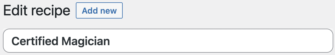 Uncanny Automator Recipe Title
