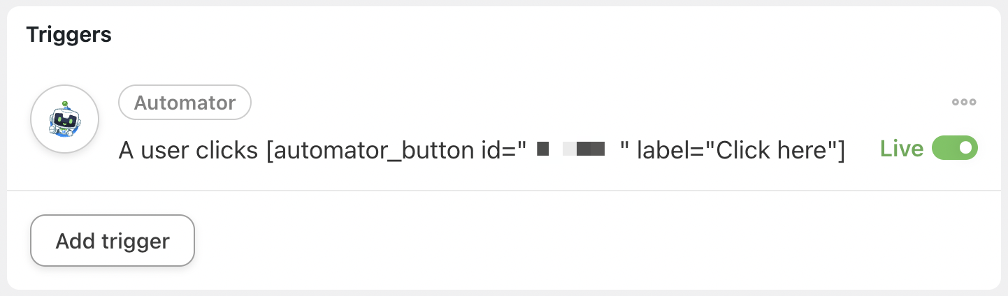 Uncanny Automator A user clicks a magic button trigger Live