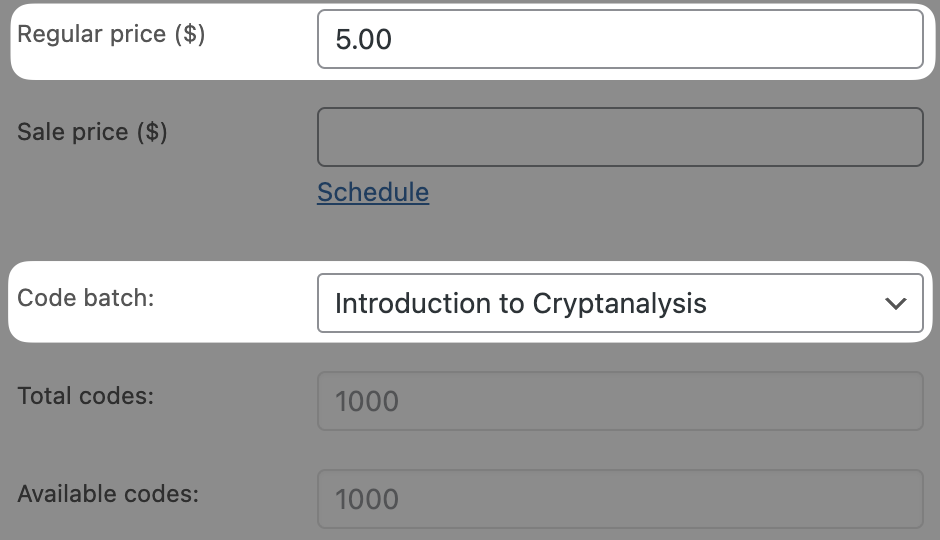 How to Create & Sell LearnDash & WooCommerce Promo Codes 12— WooCommerce Product settings