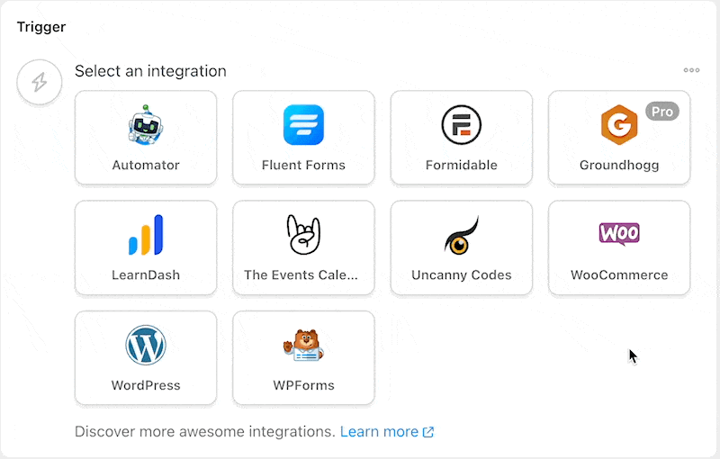 How to Create & Sell LearnDash & WooCommerce Promo Codes 25 — Automator WooCommerce Trigger A user completes, pays for, lands on a thank you page for an order with a product