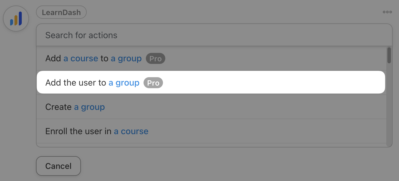 How to Create & Sell LearnDash & WooCommerce Promo Codes 31 — Automator LearnDash Action Add the user to a group