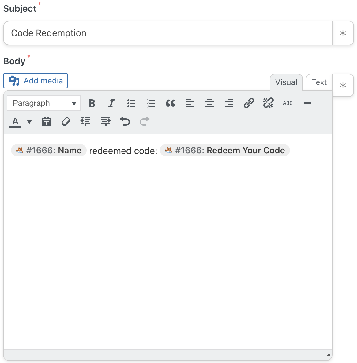 How to Create & Sell LearnDash & WooCommerce Promo Codes 41 — Automator LearnDash Actions Send an email to Group Leaders of a group Email editor