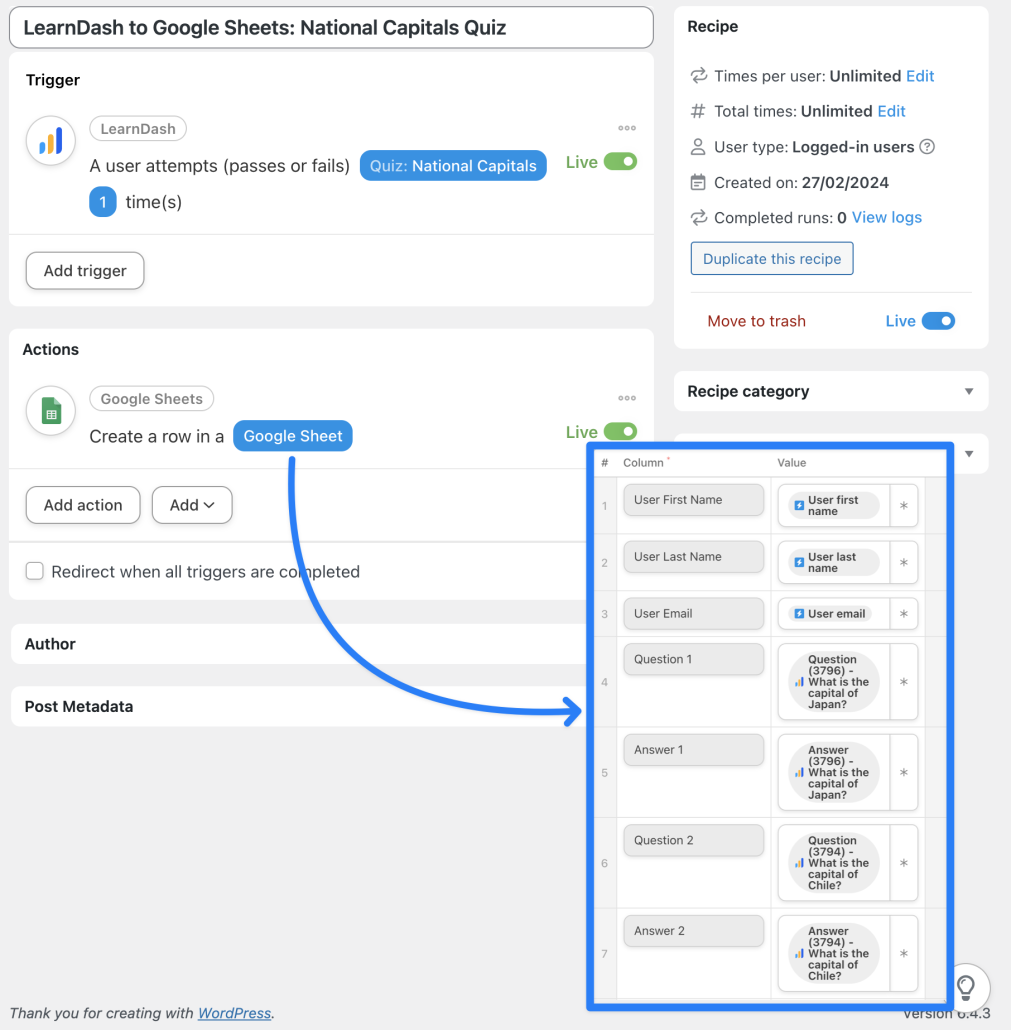 connect-learndash-to-google-sheets